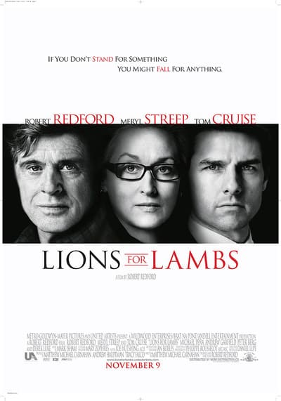 ปมซ่อนเร้นโลกสะพรึง (Lions for Lambs) 2007