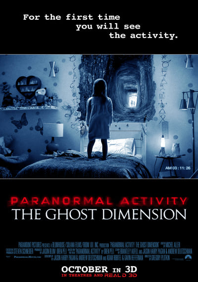 เรียลลิตี้ ขนหัวลุก ภาค 6 มิติปีศาจ (Paranormal Activity 6 The Ghost Dimension) 2015