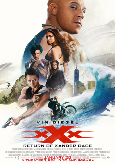 ทริปเปิ้ลเอ็กซ์ ภาค 3 ทลายแผน ยึดโลก (XXx 3 Return Of Xander Cage) 2017